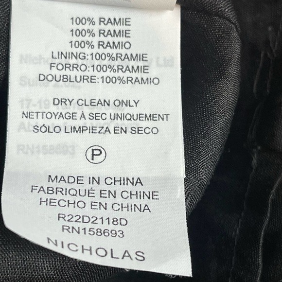 NICHOLAS Halo Gathered Cotton-Poplin Halterneck Maxi Dress Black 12 NWT - Picture 8 of 12